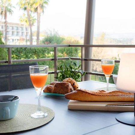 Апартаменты A7- 2 Bdr Sea & Mountain View - Ac, Parking, Pool & Terrace Антиб Экстерьер фото