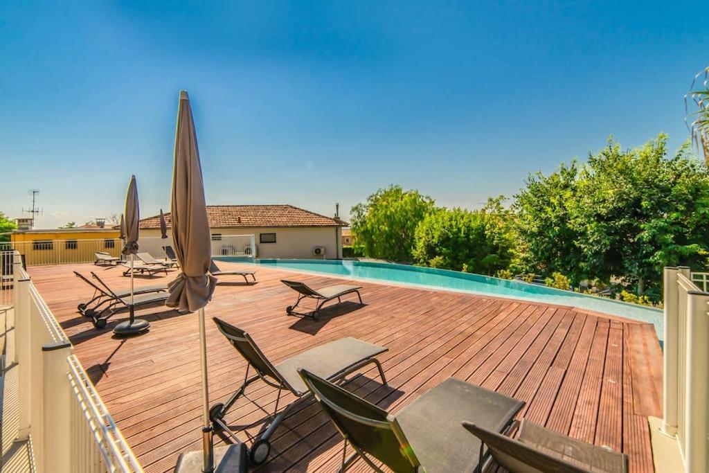 Апартаменты A7- 2 Bdr Sea & Mountain View - Ac, Parking, Pool & Terrace Антиб Экстерьер фото
